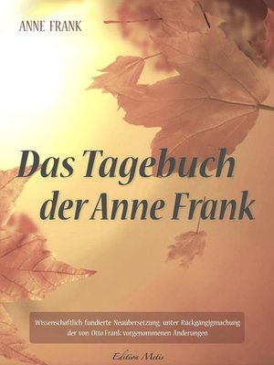 cover image of Das Tagebuch der Anne Frank
